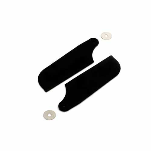 Tail rotor blade set, black - Blade 450