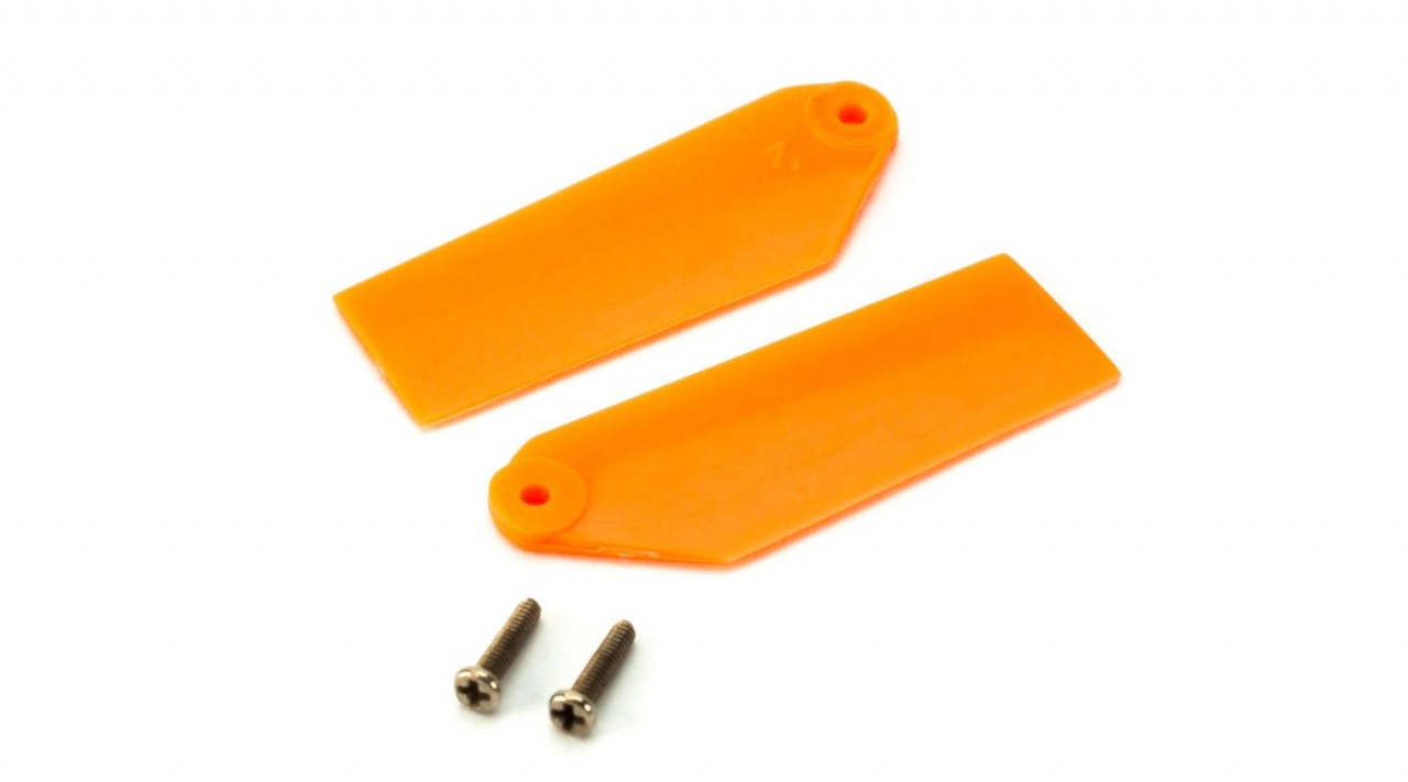 Tail Rotor Blade Set, Orange - 130X (BLH3733OR)