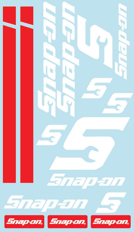 Snap-on stickervel - A4