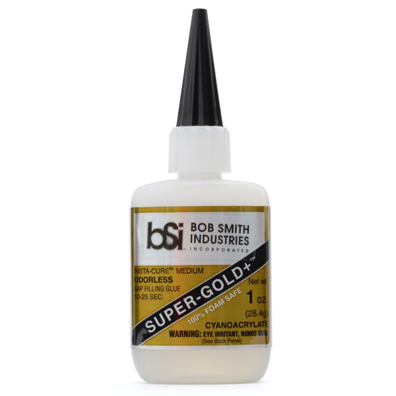 BSI Super-Gold+ Cyanoacrylate Gap Fill Foam Safe Odorless 28g (1 oz)