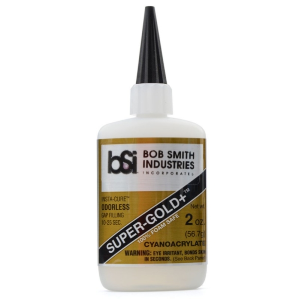 BSI Super-Gold+ Cyanoacrylate Gap Fill Foam Safe Odorless 57g (2 oz)