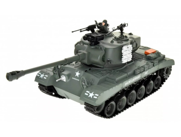 Brother Tank 1/18 USA M26 Phershing Snow Leopard - Groen