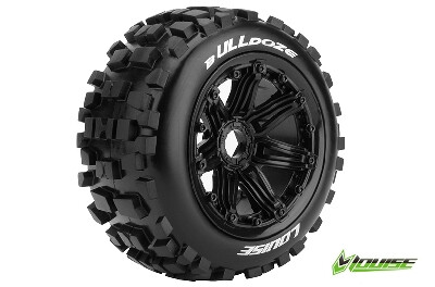 Louise B-Bulldoze Voorbanden Set - Velgen Zwart - Hex 24mm