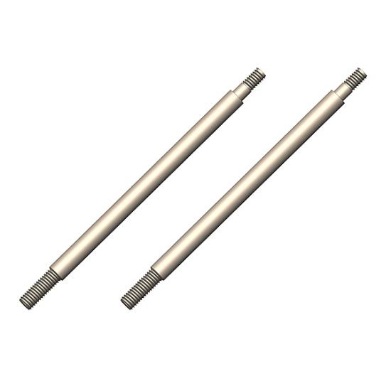 Shock Shaft - 61mm - Front - Steel - 2pcs (C-00180-166)