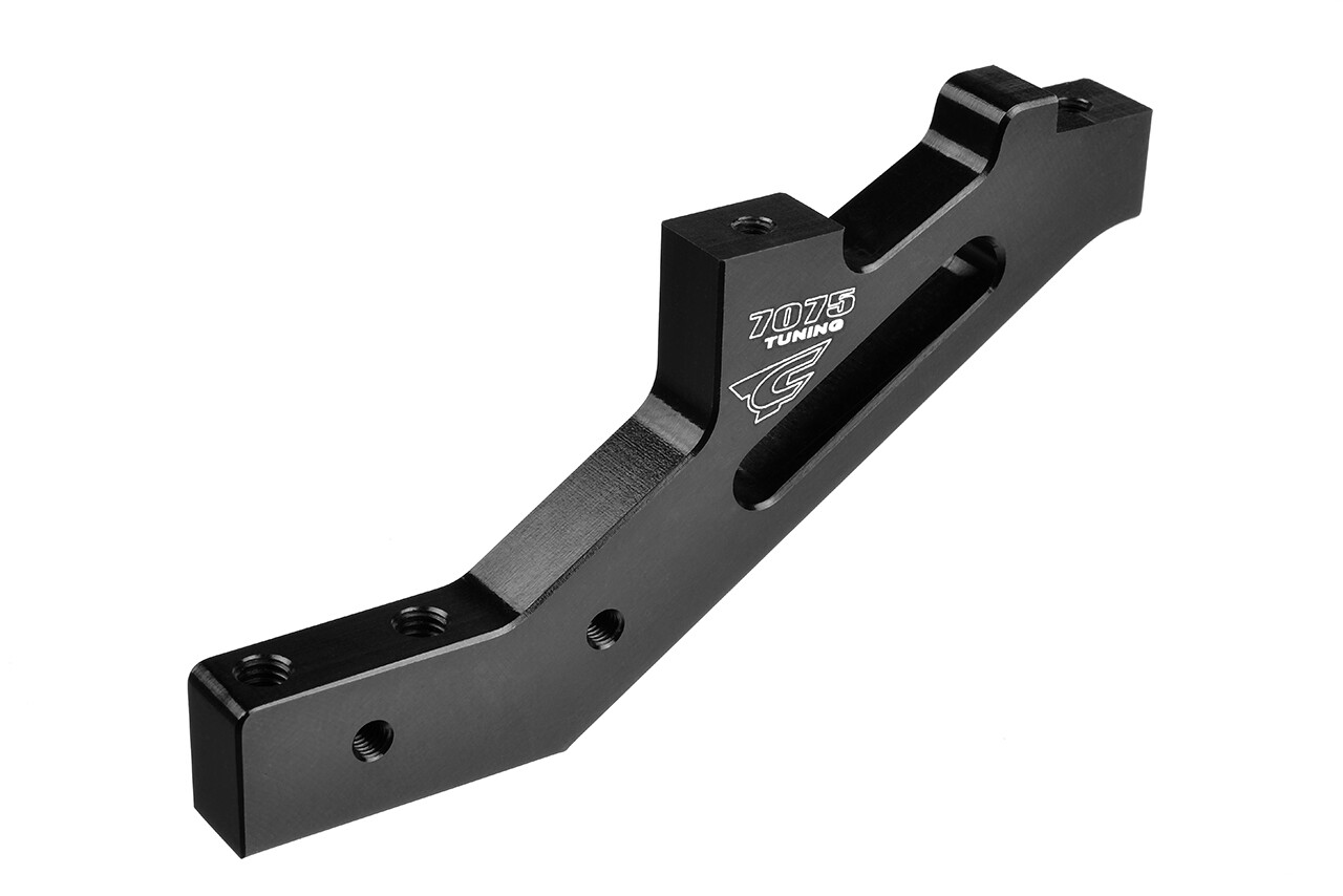 Team Corally - Chassis Brace V2 - Front - Swiss Made 7075 T6 - Hard Anodised - Black (C-00180-387-2)
