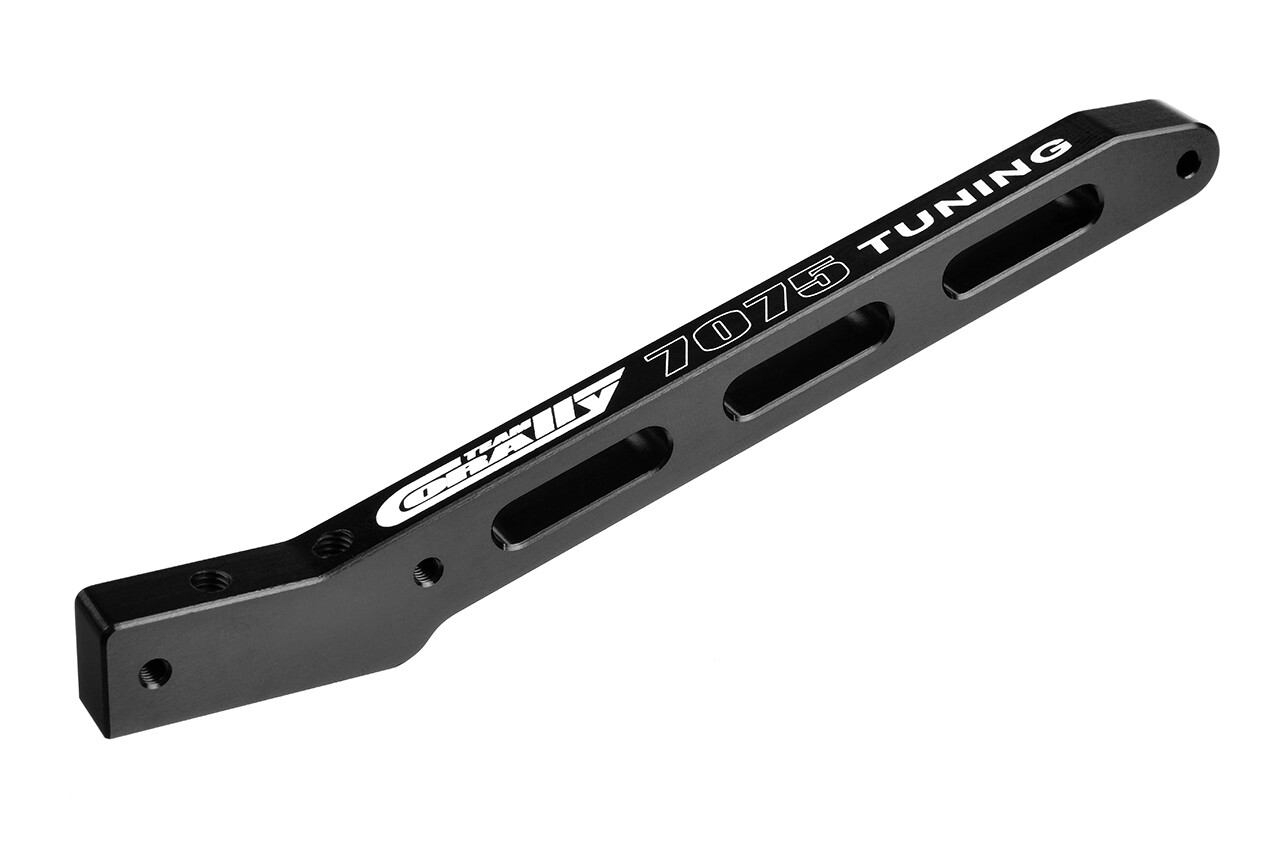 Team Corally - Chassis Brace V2 - Rear - Swiss Made 7075 T6 - Hard Anodised - Black (C-00180-396-2)