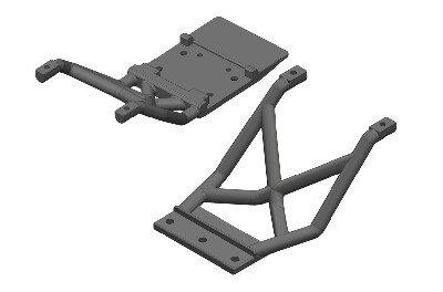 Team Corally - Skid Plates - Front/Rear