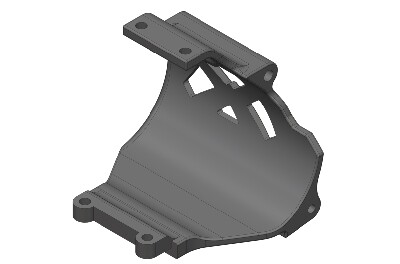 Team Corally - Motor Guard - Rear Composite