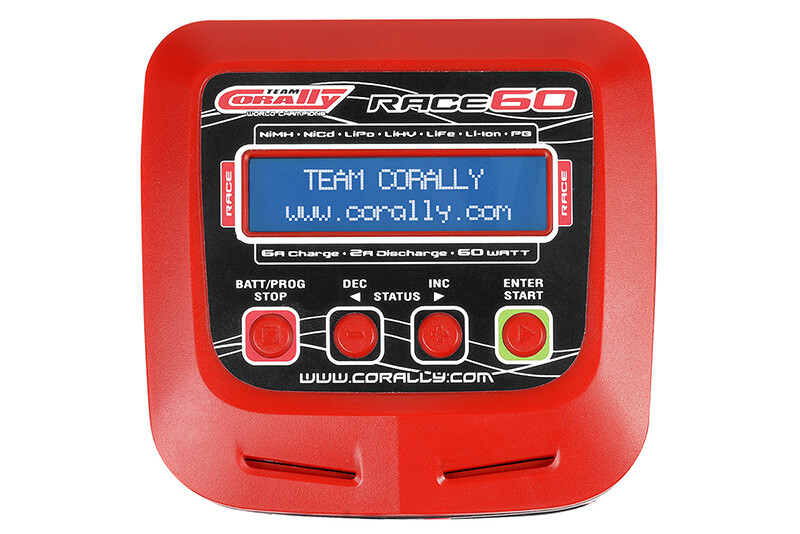 Team Corally Race 60 1-4 Li-Xx / 6-8 Ni-Xx snellader