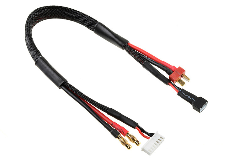 Laad/balanceer T-Plug 2S - Charger 6S XH Connector - 2S XH Connector - 14 AWG ULTRA V+ Silicon Wire