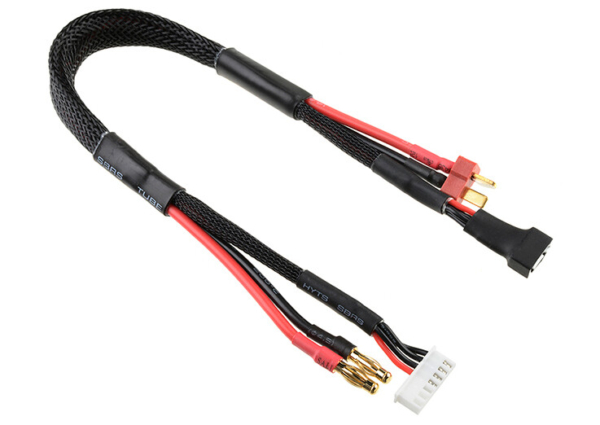 Laad/balanceer T-Plug 3S - Charger 6S XH Connector - 3S XH Connector - 14 AWG ULTRA V+ Silicon Wire