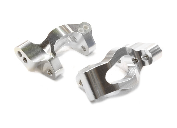 Integy Billet Machined Caster Block Silver - Latrax Teton