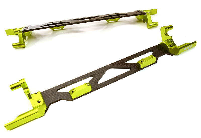 Integy Billet Alloy & Composite Battery Hold Down Plate, Green - Traxxas X-Maxx