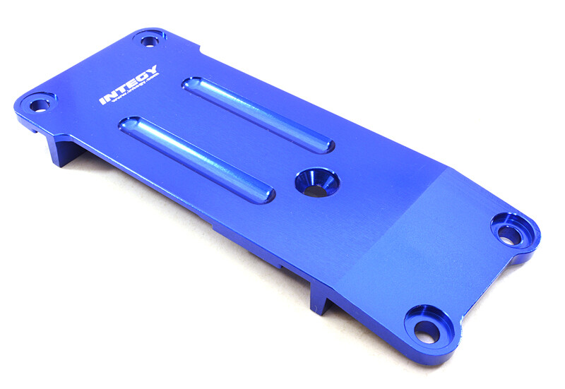Integy Billet Front Chassis Brace Tie Bar Mount, Blue - Traxxas X-Maxx