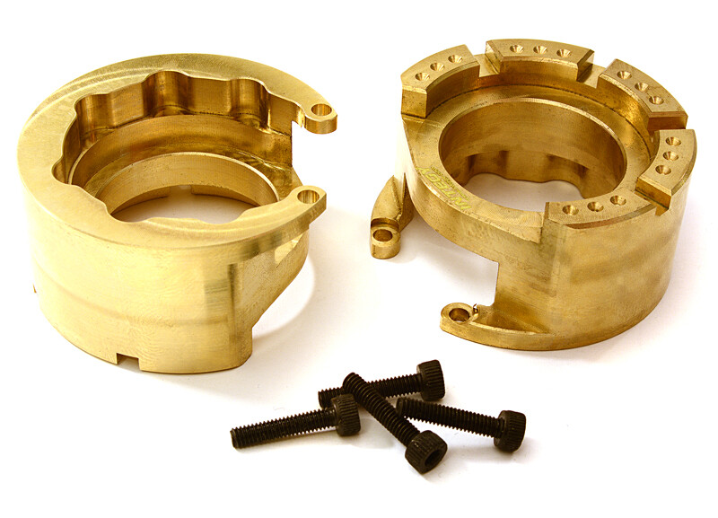 Integy Portal Axle Counterweight Add-On (2) for Traxxas TRX4 Scale & Trail Crawler