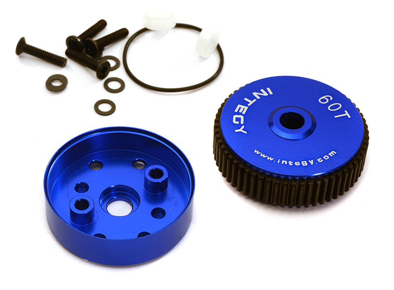 Integy Alloy Diff Housing, Blue - Traxxas Bandit/Rustler/Stampede 2WD