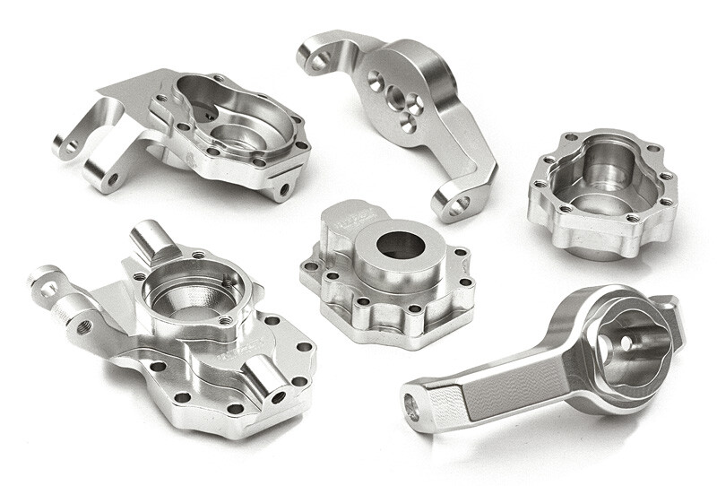 Alloy Machined Front Portal Housings & Uprights - Traxxas TRX-4