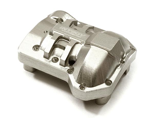 Billet Machined Alloy Differential Cover, Silver - Traxxas TRX-4