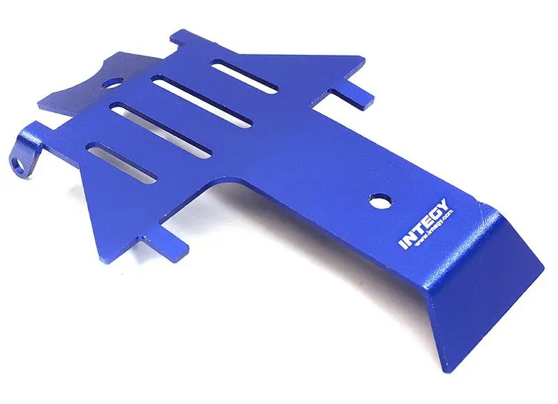 Integy Alloy Center Skid Plate for Traxxas TRX-4 Scale & Trail Crawler (C28416BLUE)