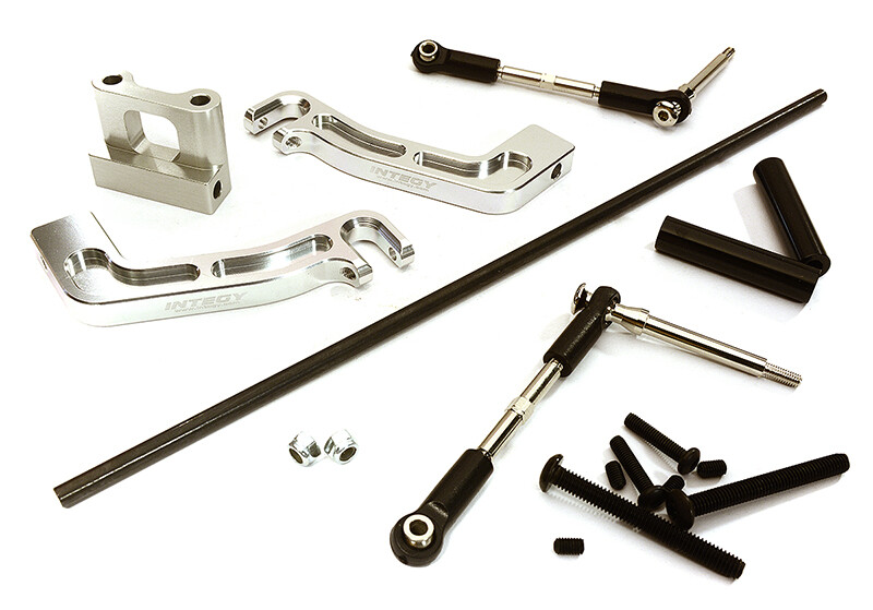 Integy Front Sway Bar Anti Roll Bar Set, Silver - Traxxas X-Maxx