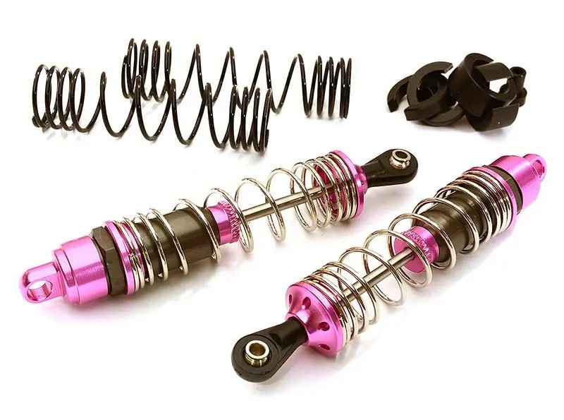Integy Machined 90mm Front Alloy Shocks - Traxxas 1/10 Stampede, Rustler & Slash