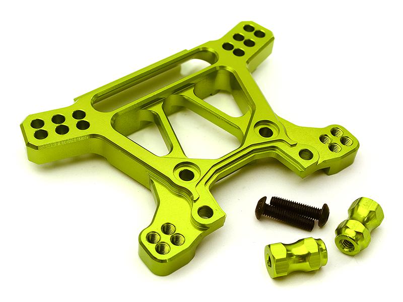 Integy Billet Machined Alloy Front Shock Tower, Green - Traxxas Rustler 4X4
