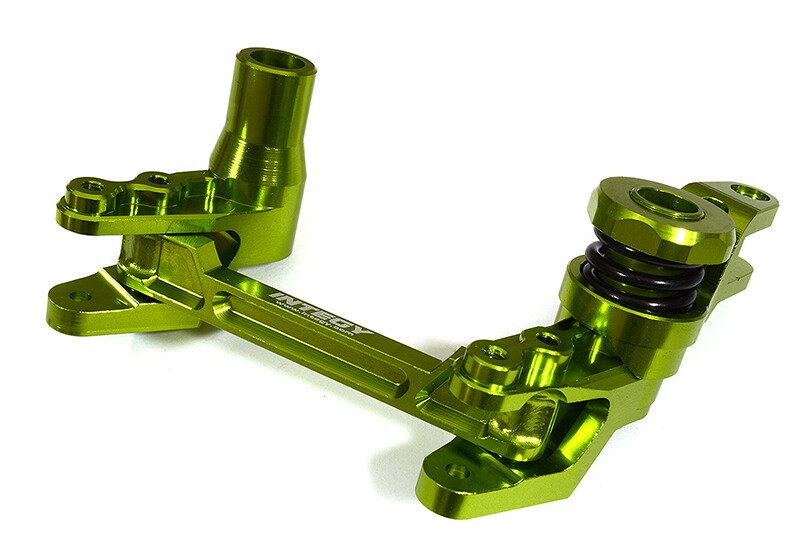 Integy Billet Machined Steering Bell Crank, Green - Traxxas Maxx