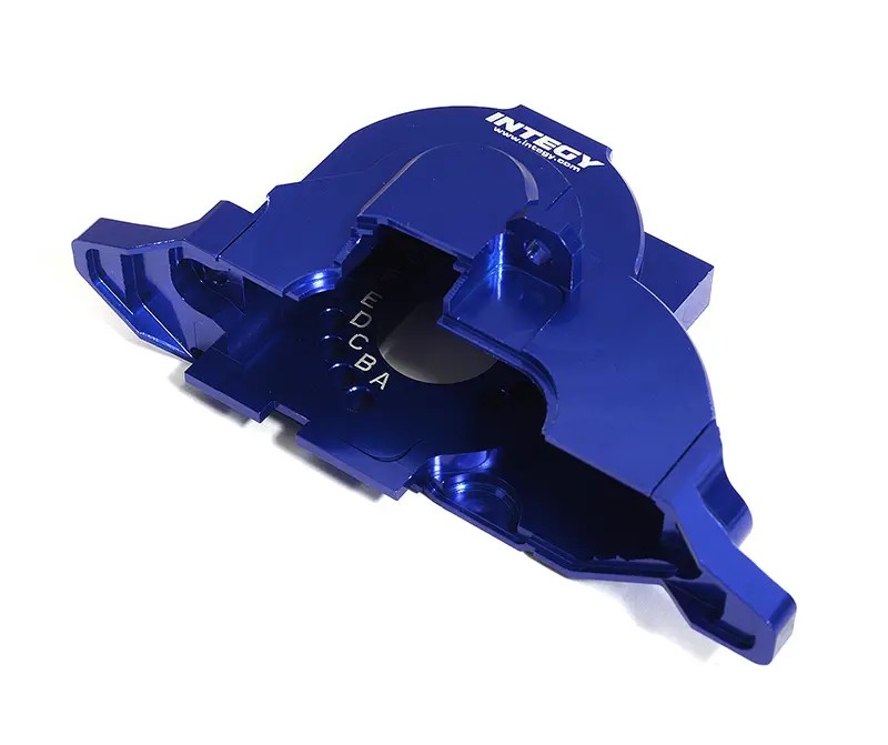 Integy Billet Machined T2 Motor Mount for Traxxas TRX-4 Scale & Trail Crawler (C30179BLUE)
