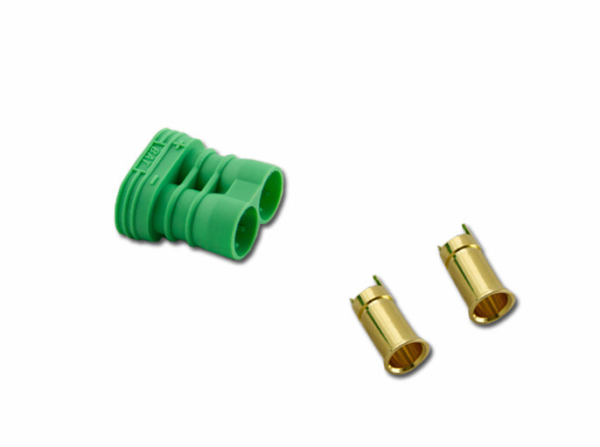 Connector CC. 6.5 - Gold Plated - Vrouw - 4pcs