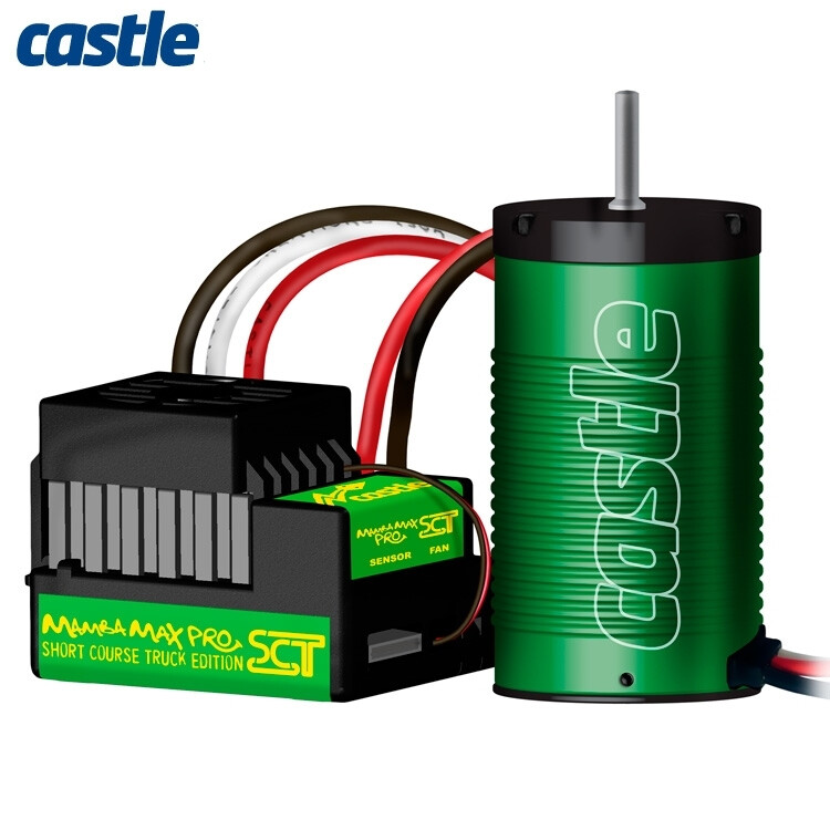 Castle Creations Mamba Max SCT combo 1415-2400Kv Motor, 25V Esc
