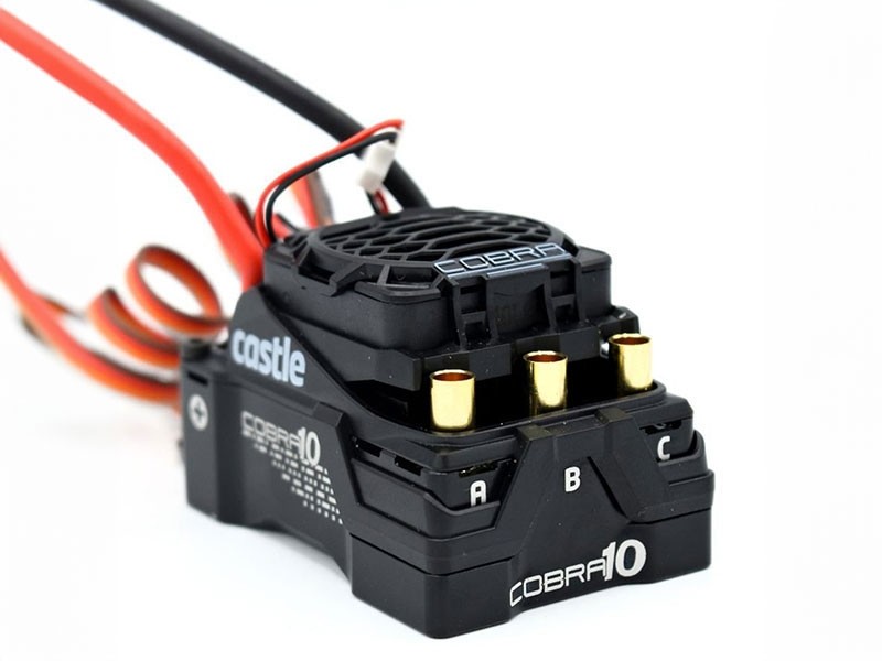 Castle Creations Cobra 10 regelaar (6S Max, 25.2V Max, 8A Peak Bec)