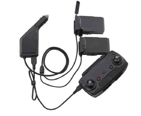 3-in-1 auto oplader met USB-poort voor DJI Mavic Air