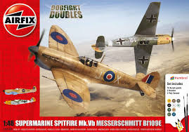 Airfix 1/48 Supermarine Spitfire MKVB Messerschmitt BF109E