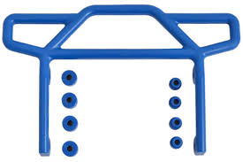 RPM Rear Bumper, Blue - Traxxas Rustler