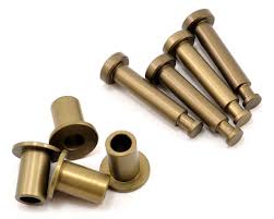 Front King Pins & Arm Bushings, Aluminum: 5T (LOSB2074)