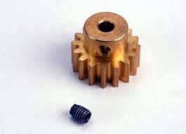 Traxxas 16-t pinion (32-p)/ set screw (brass)