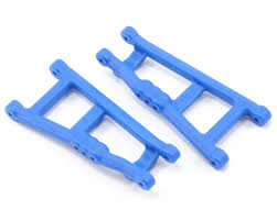 RPM heavy duty suspension arms achter - Blauw (Stampede, Rustler)