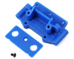 RPM Front Bulkhead, Blue - Slash 2WD, Nitro Slash, Bandit, Nitro Rustler, Nitro Stampede