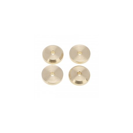 Axial SCX24 Brass Wheel Counterweight set van 4 stuks