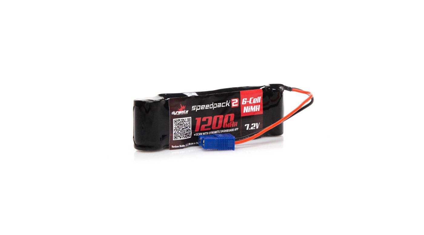 Dynamite Speedpack 2 7.2V 1200mAh met EC3 stekker