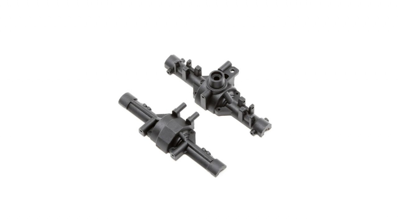 Front Rear Diff Case V2: 1.9 Barrage (ECX212026)