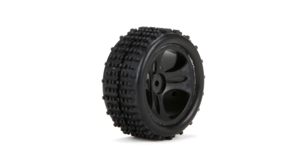 1/24 Front/Rear Premount Tire (2): Roost (ECX40006)