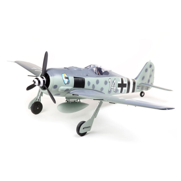 E-Flite Focke-Wulf Fw 190A 1.5M Smart BNF Basic met AS3X en SAFE Select