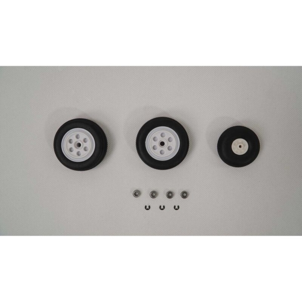 E-Flite - Wheel Set: F-16 80mm EDF (EFL87890)