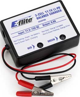 E-Flite - 3-Cell LiPo Balancing Charger 0.8A (EFLC3105)