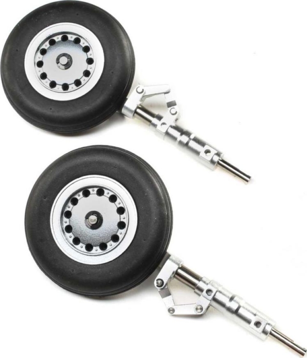 E-Flite - Main Gear Strut with Wheels: F-4 Phantom II 80mm (EFLG318)