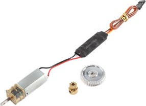 E-Flite - Motor with Gearbox and Gear: 30% Sailplane Retract (EFLG530S03)
