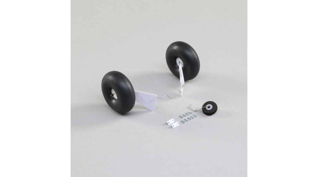 Landing Gear Set with Float Wire Screws: UMX Timber (EFLU3954)