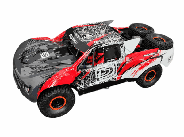 Bittydesign FALCON-X 1/7 Pre-Painted Body For TRAXXAS UDR, Pre-Cut, 1.5mm - RED