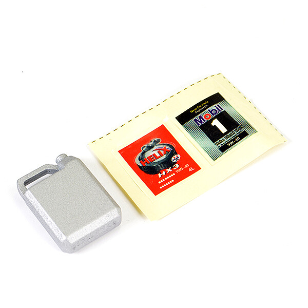 Fastrax Engine Oil Can - Silver